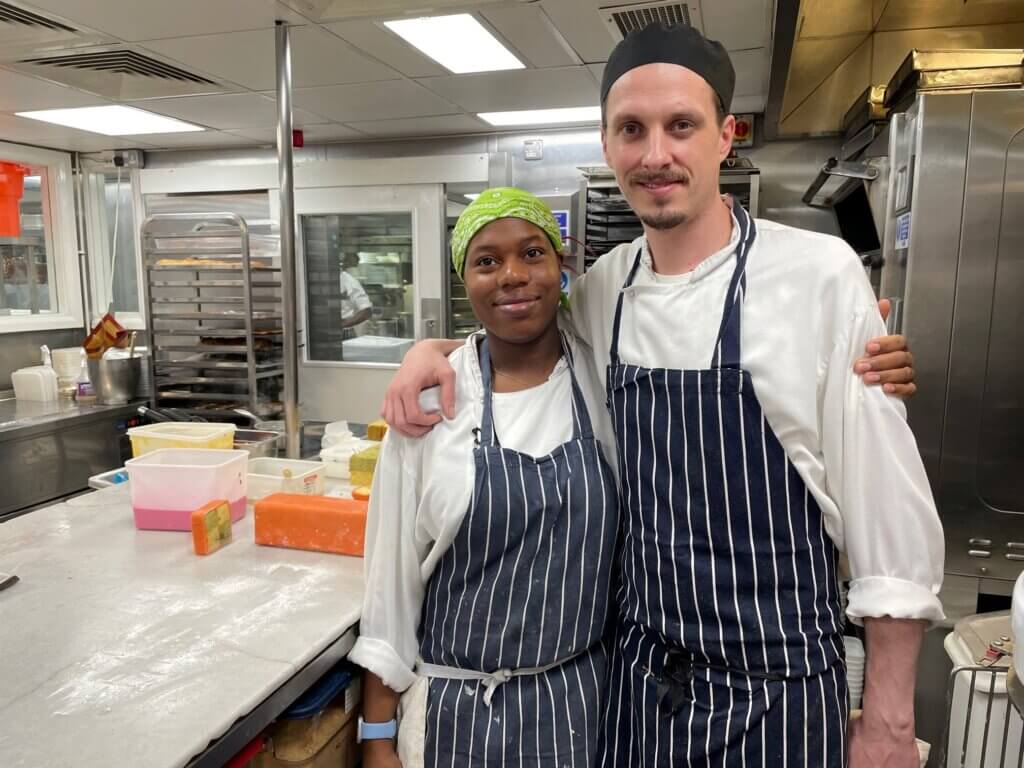 Bastien and Tyra are part of The Wolseley Pastry Team