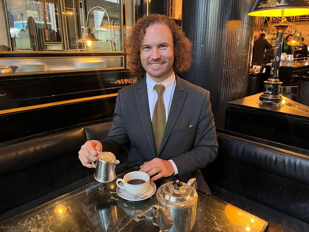 Warwick Collins is our Floor Manager at The Wolseley 